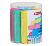 Safta Set de 8 portatodos redondos de silicona M977, 195x230 mm, azul, S