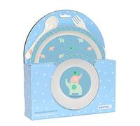 Safta Safta-M933 Set, Pack, Plato, Cubierto, Bebé, Iniciación, Comida, Cómodo y Versátil, 22.5x5.5x26, Color Verde Menta Pastel, Estándar (M933)