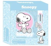 Safta | Set Diario con Candado Snoopy, Tapas de Pelo Suave, Hojas Decoradas, Incluye Bolígrafo 10 Colores, Papelería Escolar Infantil y Juvenil, Regalo Vuelta al Cole, Medidas 14,5x2,2x20,5 cm