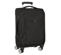 Safta Sevilla FC Business - Trolley Cabina Blanda 20 Pulgadas, Maleta con Ruedas, Candado de Seguridad, Maleta Ligera, 35x20x51 cm, Color Negro