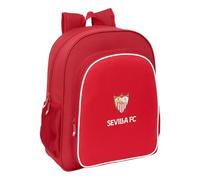 Safta SEVILLA FC - Mochila Escolar Niño, Mochila Infantil, Adaptable a Carro, Ideal para Niños en Edad Escolar, Cómoda y Versátil, Calidad y Resistencia, 32x12x38 cm