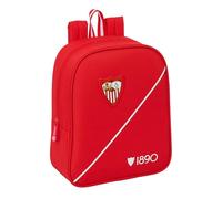 SEVILLA FC - Mochila Infantil, Mochila Niño, Mochila Escolar, Adaptable a Carro, Ideal para Guardería, Cómoda y Versátil, Calidad y Resistencia, 22x10x27 cm