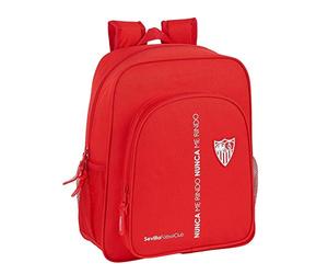 Safta Sevilla Fc, Mochila Unisex Niños, Rojo, 320x120x380 Mm