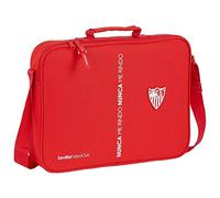 Safta Sevilla Fc, Mochila Unisex Niños, Rojo, 380x60x280 Mm