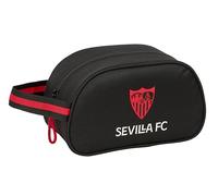 Safta SEVILLA FC - Neceser Escolar Infantil Mediano con Asa, Neceser Infantil, Adaptable a Carro, Fácil Limpieza, Cómodo y Versátil, Calidad y Resistencia, 26x12x15 cm