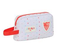 SEVILLA FC PREESCOLAR - Porta Desayunos Térmico, Termo, Portatodo, Calidad y Máxima Resistencia, Porta Comida, Recreo, 21.5x6.5x12 cm