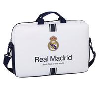 Safta SF-611654-461 - Funda Ordenador 15,6", 1ª equipacion Temporada 2016/2017, diseño Real Madrid