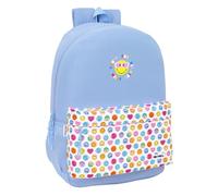 Safta Mochila escolar SMILEY WORLD JOYFUL – cómoda y resistente, ideal para niños – 30x14x46 cm