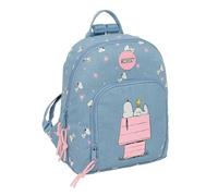 Safta SNOOPY - Mini Mochila para Uso Diario, Ideal para Niños de Diferentes Edades, Cómoda y Versátil, Calidad y Resistencia, 25x13x30 cm
