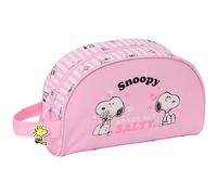 Safta SNOOPY - Neceser Grande Niño, Neceser Infantil, Adaptable a Carro, Ideal para Niños de 5 a 14 Años, Cómodo y Versátil, Calidad y Resistencia, 26x16x9 cm