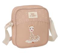 Safta SOPHIE LA GIRAFE COOKIE - Bandolera Pequeña, Bandolera Infantil, Bolso Niño, Ideal para Niños de 5 a 14 Años, Cómoda y Versátil, Calidad y Resistencia, 16x4x18 cm, Color Beige