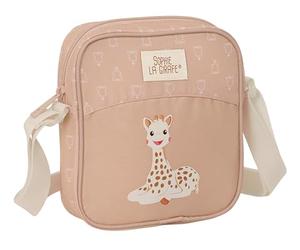 Safta SOPHIE LA GIRAFE COOKIE - Bandolera Pequeña, Bandolera Infantil, Bolso Niño, Ideal para Niños de 5 a 14 Años, Cómoda y Versátil, Calidad y Resistencia, 16x4x18 cm, Color Beige