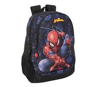 Safta SPIDERMAN ATTACK - Mochila Escolar Infantil, Ideal para Niños de Diferentes Edades, Cómoda y Versátil, Calidad y Resistencia, 32x16x44 cm
