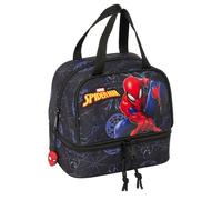 Safta SPIDERMAN ATTACK - Portameriendas, Portatodo, Calidad y Máxima Resistencia, Porta Comida, Recreo, Merienda y Desayuno, 20x15x20 cm