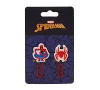 SPIDERMAN - Blíster con Clips, Ideal para Niños en Edad Escolar, Cómodo y Versátil, Calidad y Resistencia,