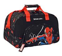 Safta SPIDERMAN Hero - Bolsa de Deporte, Mochila, Ideal para Niños de Diferentes Edades, Cómoda y Versátil, Calidad y Resistencia, 40x23x24 cm, Color Negro