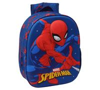 SPIDERMAN - Mochila Escolar, con Diseño 3D, Ideal para Niños de Diferentes Edades, Cómoda y Versátil, Calidad y Resistencia, 27x10x33 cm