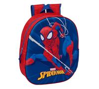 SPIDERMAN - Mochila Escolar, con Diseño 3D, Ideal para Niños de Diferentes Edades, Cómoda y Versátil, Calidad y Resistencia, 27x10x33 cm