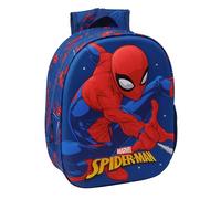 SPIDERMAN - Mochila Escolar, con Diseño 3D, Ideal para Niños de Diferentes Edades, Cómoda y Versátil, Calidad y Resistencia, 27x10x33 cm
