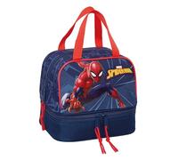 Safta SPIDERMAN - Portameriendas, Portatodo, Calidad y Máxima Resistencia, Porta Comida, Recreo, Merienda y Desayuno, 20x15x20 cm