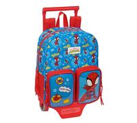 Safta Spidey 6L 22x27x10 Cm Mini Wheeled Backpack One Size
