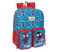 Safta SPIDEY - Mochila Infantil, Adaptable a Carro, Fácil Limpieza, Ideal para Niños de Diferentes Edades, Cómoda y Versátil, Calidad y Resistencia, 26x11x34 cm