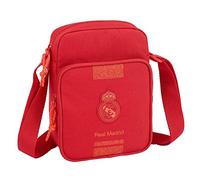 SAFTA ST611957672 Bandolera PEQUEÑA Real Madrid Red 3ª E 16x22x6, Unisex niños, Rojo, 22 cm