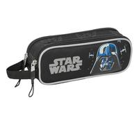 Safta Star Wars Rebellion - Portatodo Doble Niño, Estuche Infantil, Estuche Niño, Ideal para Niños en Edad Escolar, Cómodo y Versátil, Calidad y Resistencia, 21x6x8 cm