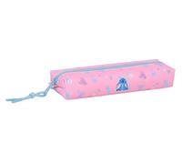 Safta STITCH BRIGHT - Portatodo Rectangular Niño, Estuche Infantil, Estuche Niño, Ideal para Niños en Edad Escolar, Cómodo y Versátil, Calidad y Resistencia, 22x7x40 cm