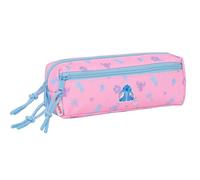 Stitch Bright - Portatodo Triple Pequeño, Estuche Infantil, Estuche Niño, Ideal para Niños en Edad Escolar, Cómodo y Versátil, Calidad y Resistencia, 22x6x8.5 cm