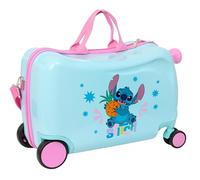 Safta STITCH BRIGHT - Trolley Infantil, Maleta con Ruedas, Candado de Seguridad, Maleta Ligera, 44x21x27 cm