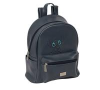 Safta STITCH GRAY - Mini Mochila para Uso Diario, Ideal para Niños de Diferentes Edades, Cómoda y Versátil, Calidad y Resistencia, 24x12x28 cm