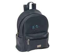 Safta STITCH GRAY - Mini Mochila para Uso Diario, Ideal para Niños de Diferentes Edades, Cómoda y Versátil, Calidad y Resistencia, 24x12x28 cm