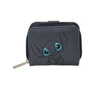 Safta Monedero Billetera STITCH GRAY – Cómodo, versátil y resistente 11x20x9.5 cm