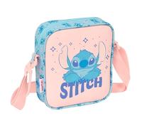 Safta Bandolera infantil STITCH OHANA – cómoda, versátil y resistente, 5-14 años, 16x4x18 cm