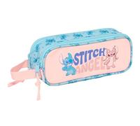 Safta – Portatodo Doble Stitch Ohana – Estuche infantil cómodo y resistente 21x6x8 cm