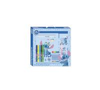 Safta STITCH STATIONERY - Set de Regalo, Estuche, Set de Papelería, Especial Regalo, 32x2.5x32 cm