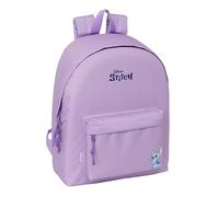 Safta STITCH SWEET - Day Pack Infantil, Mochila Infantil, Calidad y Máxima Resistencia, Cómoda y Versátil, 33x15x42 cm, Color Azul/lila