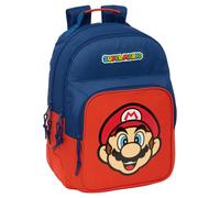 Safta SUPER MARIO MAMMA MIA - Mochila Escolar Infantil, Ideal para Niños de Diferentes Edades, Cómoda y Versátil, Calidad y Resistencia, 32x15x42 cm