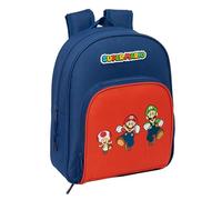 Safta SUPER MARIO MAMMA MIA - Mochila Infantil, Ideal para Niños de Diferentes Edades, Cómoda y Versátil, Calidad y Resistencia, 28x10x34 cm
