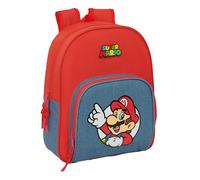 SUPER MARIO - Mochila Infantil, Ideal para Niños de Diferentes Edades, Cómoda y Versátil, Calidad y Resistencia, 28x10x34 cm
