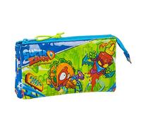 Safta- Superzings Portatodo, Color Azul, 220x30x120 mm (M744)