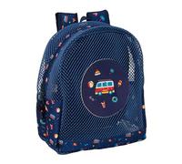 SAFTA SURF - Mochila Infantil de Playa, Anti Arena, con Asas, Fácil Limpieza, Ideal para Niños de Diferentes Edades, Cómoda y Versátil, 32x12x38 cm