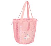 SAFTA UNICORNIO - Bolsa de Playa, Mochila, Ideal para Niños de Diferentes Edades, Cómoda y Versátil, Calidad y Resistencia, 28x28x34 cm