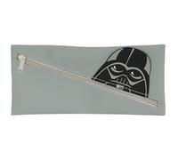 Safta Vader - Portatodo Caritas, Estuche Infantil, Estuche Niño, Ideal para Niños en Edad Escolar, Cómodo y Versátil, Calidad y Resistencia, 22x1x11 cm, Color Gris