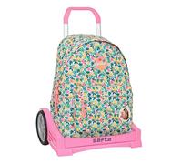 VAIANA - Mochila Escolar 775, Espalda Ergonómica, con Carro Safta Evolution, Ideal para Niños de Diferentes Edades, Cómoda y Versátil, Calidad y Resistencia, 31x13x43 cm