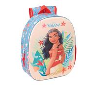 VAIANA - Mochila Escolar, con Diseño 3D, Ideal para Niños de Diferentes Edades, Cómoda y Versátil, Calidad y Resistencia, 27x10x33 cm