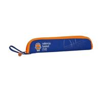 SAFTA- Valencia Basket Portaflauta, Color Azul/Naranja, 270x35x320 mm (M284)