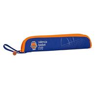 Safta- Valencia Basket Portaflauta, Color Azul/Naranja, 270x35x320 mm (M284)