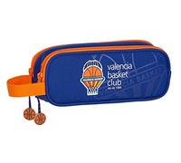 Safta- Valencia Basket Portatodo, Color Azul/Naranja, 125x40x195 mm (M513)